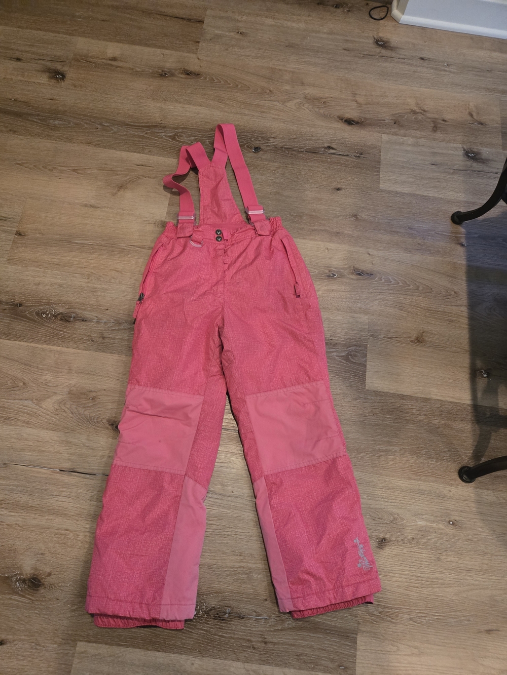 32 Degrees Pink Kids Snow/Ski Pants with Suspenders